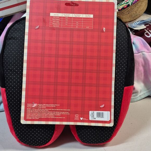 Disney Men's 10-13 Mickey Mouse Slippers - New - Picture 9 of 10